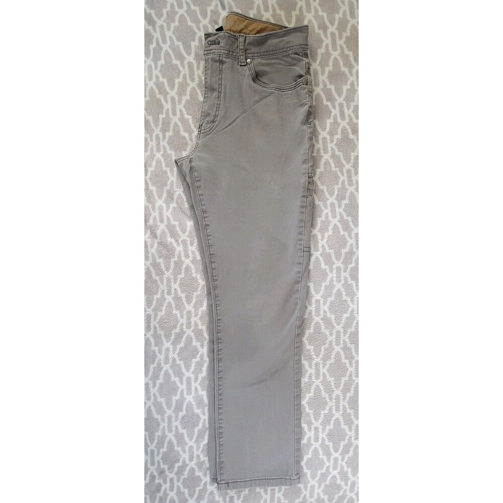 G.H Bass & Co Men's Grey Pants with 5 Pockets Size 32Wx30L Good Used Condition